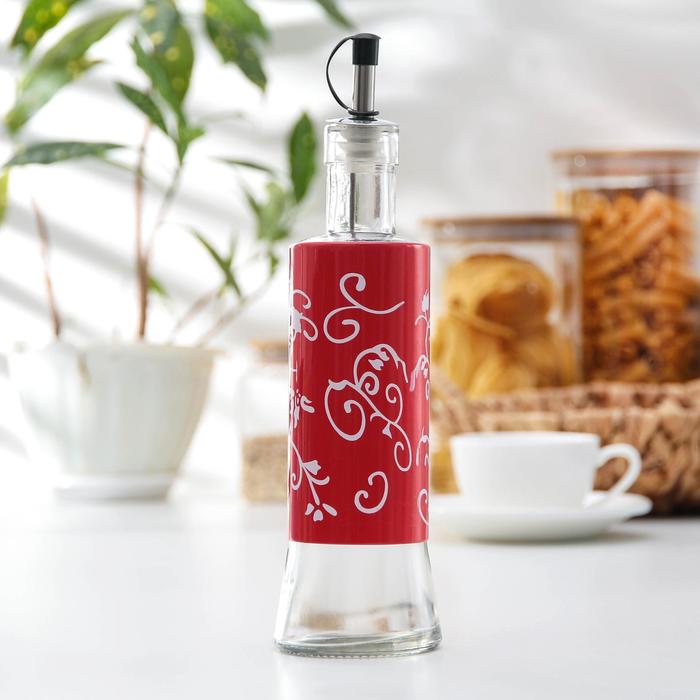 Бутыль для соуса и масла 300 мл "Узор", цвет МИКС