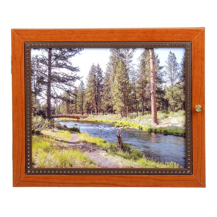 Ключница "Река в лесу" МИКС