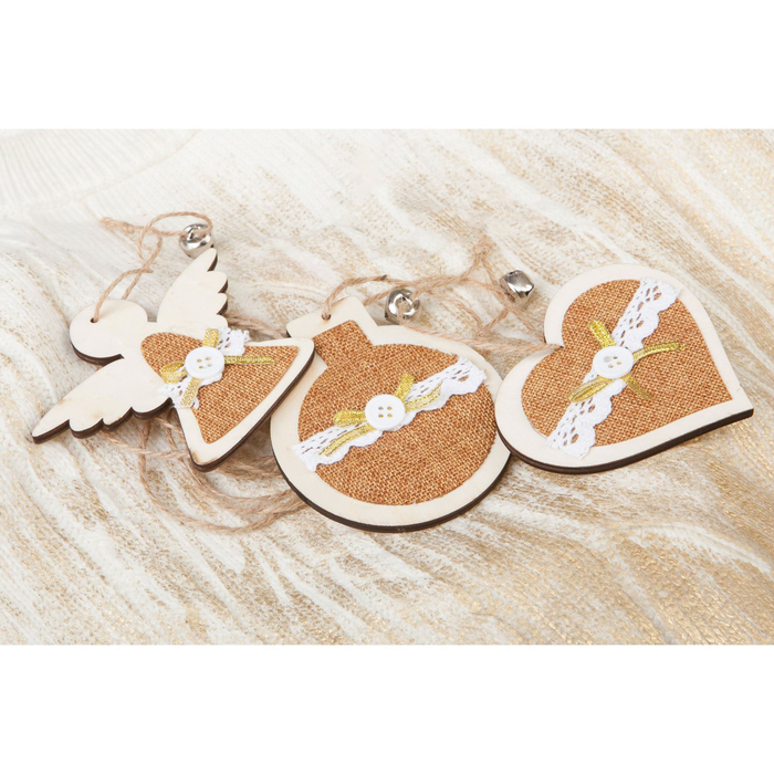 Подвеска дизайнерская "Сердце" с колокольчиком