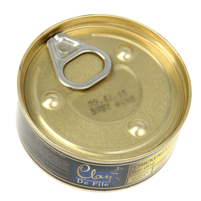 Консервы для собак CLAN De File курица, 100 г