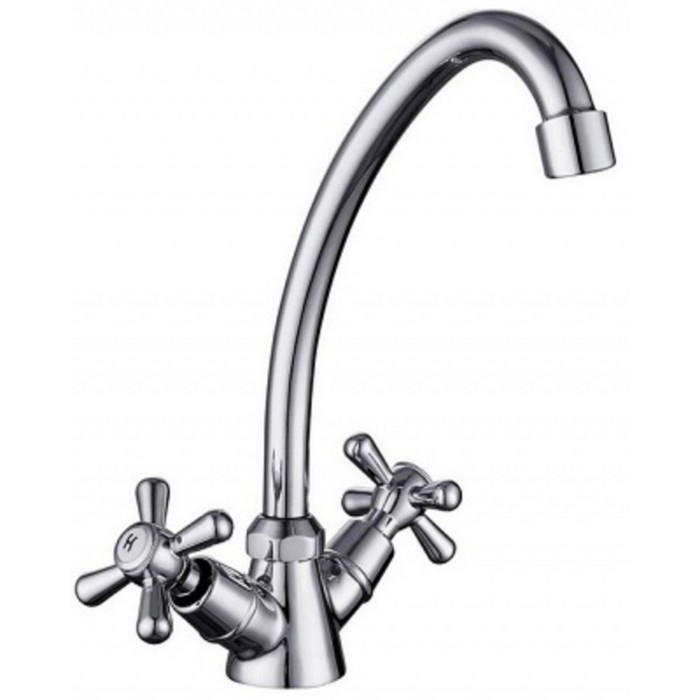 Смеситель для кухни Lemark "Соул" LM6040C, с поворотным изливом, хром