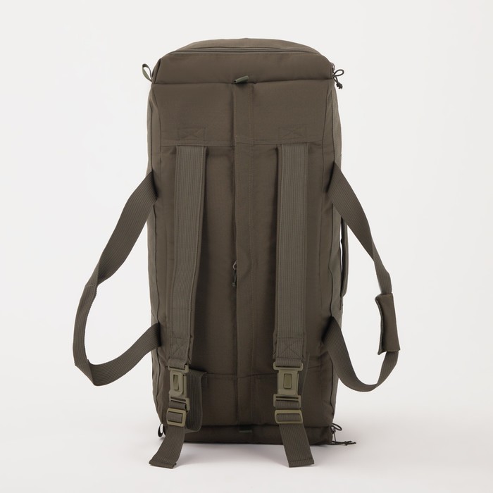 Сумка-рюкзак на молнии, 1 отдел, 2 наружных кармана, объём - 100л, цвет зелёный