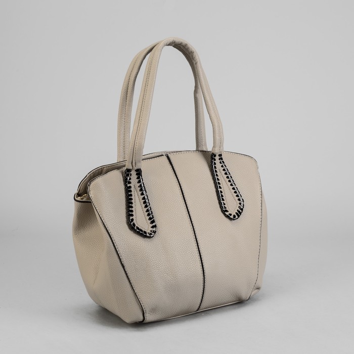 Сумка женская на молнии, 1 отдел с перегородкой, 1 наружный карман, цвет хаки