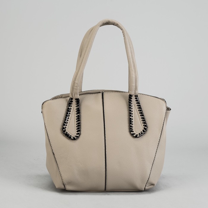 Сумка женская на молнии, 1 отдел с перегородкой, 1 наружный карман, цвет хаки