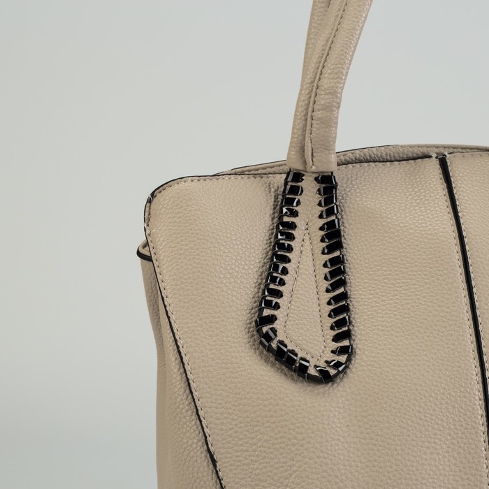 Сумка женская на молнии, 1 отдел с перегородкой, 1 наружный карман, цвет хаки