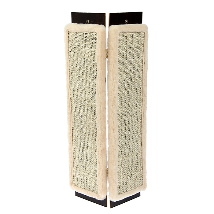 Когтеточка сизалевая угловая, 60 х 30 см, микс цветов