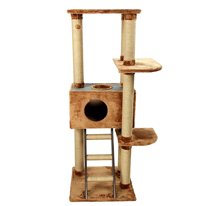 Комплекс с домом, большими трубами и лесенкой, 70 х 55 х 168 см, микс цветов