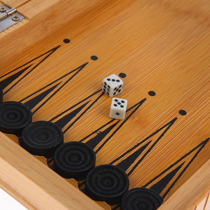 Набор 3 в 1: шахматы, нарды, шашки, доска 30 × 30 см