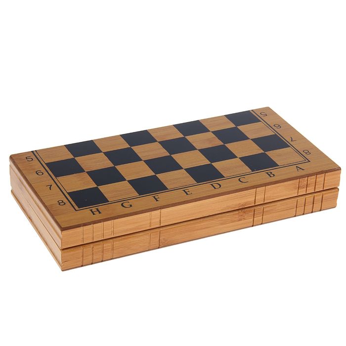 Набор 3 в 1: шахматы, нарды, шашки, доска 30 × 30 см