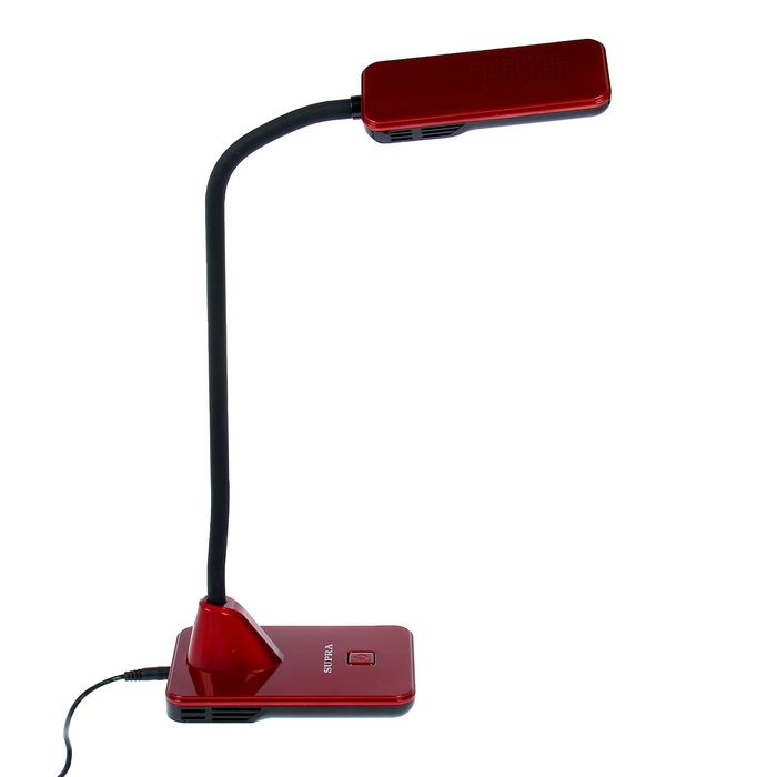 Светильник настольный Supra "Рамс", красный, LED