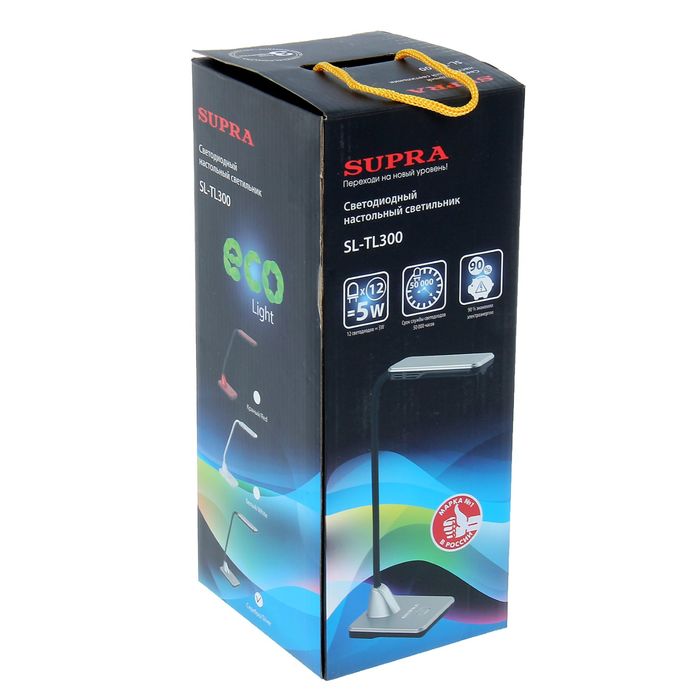 Светильник настольный Supra "Рамс", белый, LED