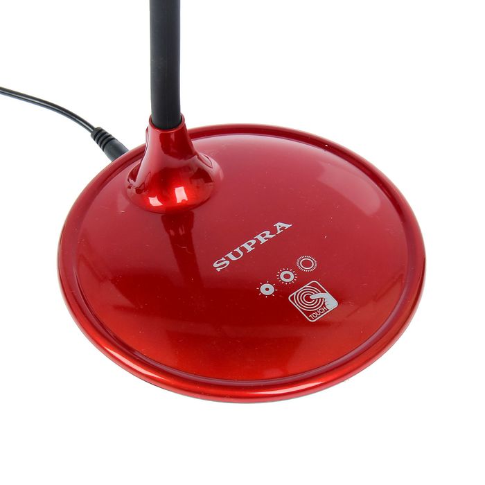 Светильник настольный Supra "Рози", красный, LED