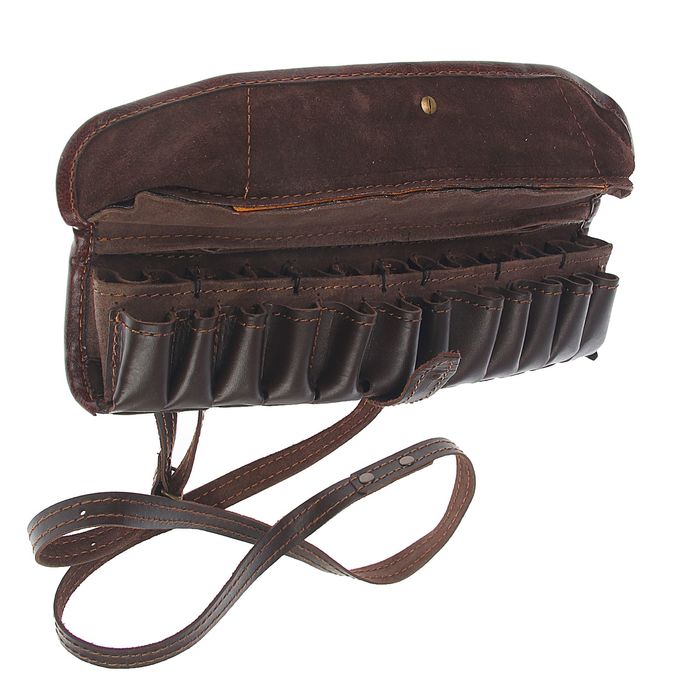 Патронташ охотничий закрытый № 52, двухрядный, 12к, 24п