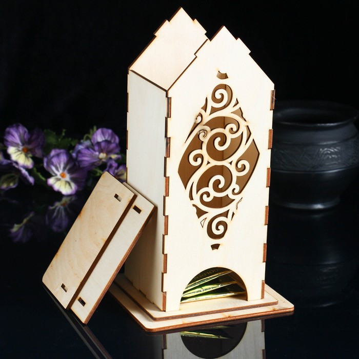 Чайный домик с вензелями 24*11 см.