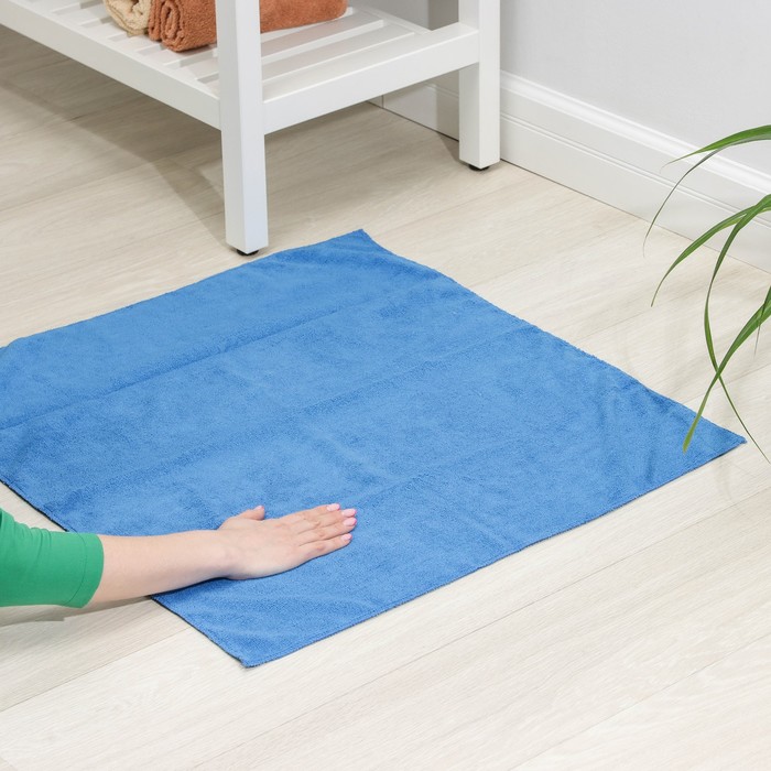 Салфетка из микрофибры 70х80 см, цвет МИКС