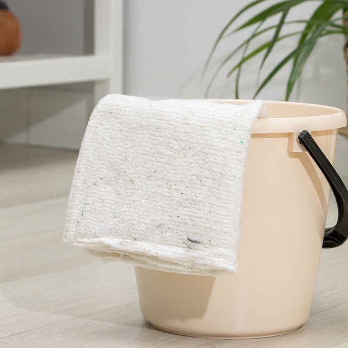 Тряпка для мытья полов, плотность 200 г/м2, оверлок