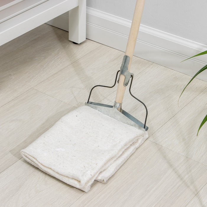 Тряпка для мытья полов, плотность 200 г/м2, оверлок