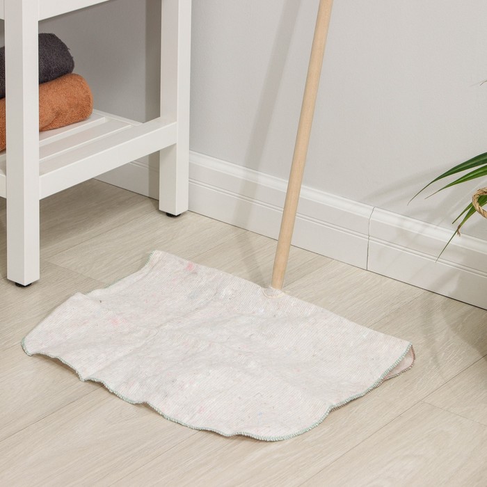 Тряпка для мытья полов, плотность 200 г/м2, с отверстием для швабры