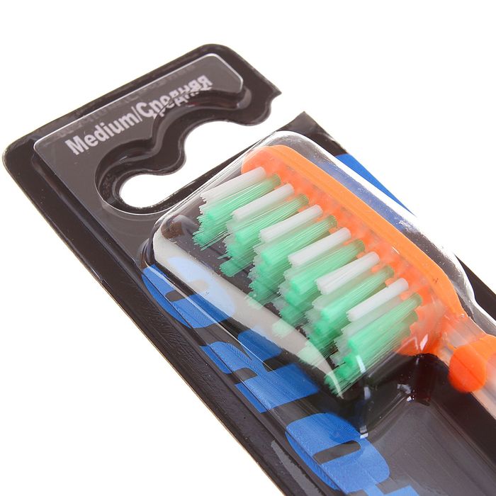 Зубная щётка ЛенПластПолимер "Люкс", с щеткой для языка