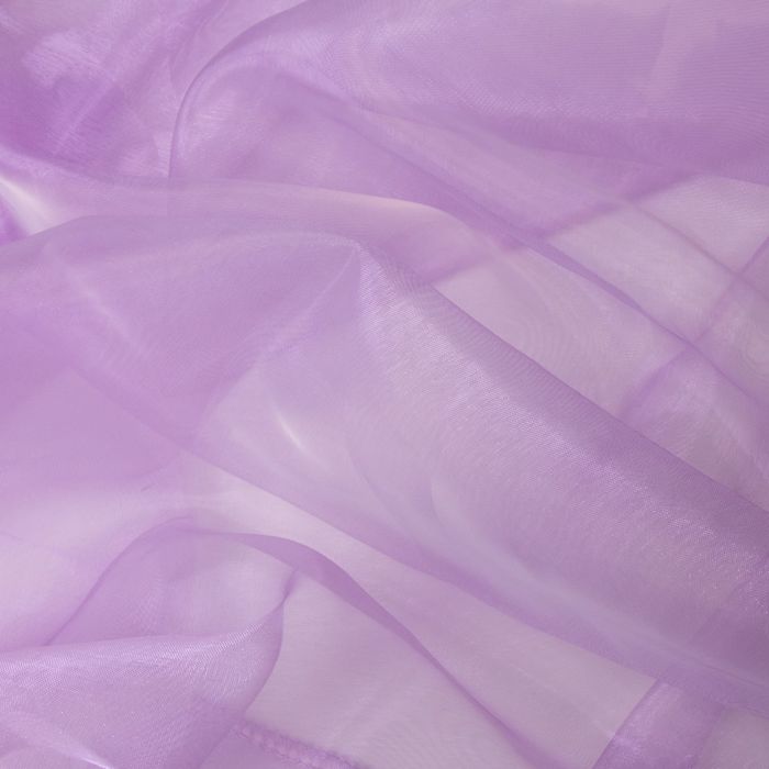 Штора Органза, ширина 300 см, высота 260 см, цвет сирень