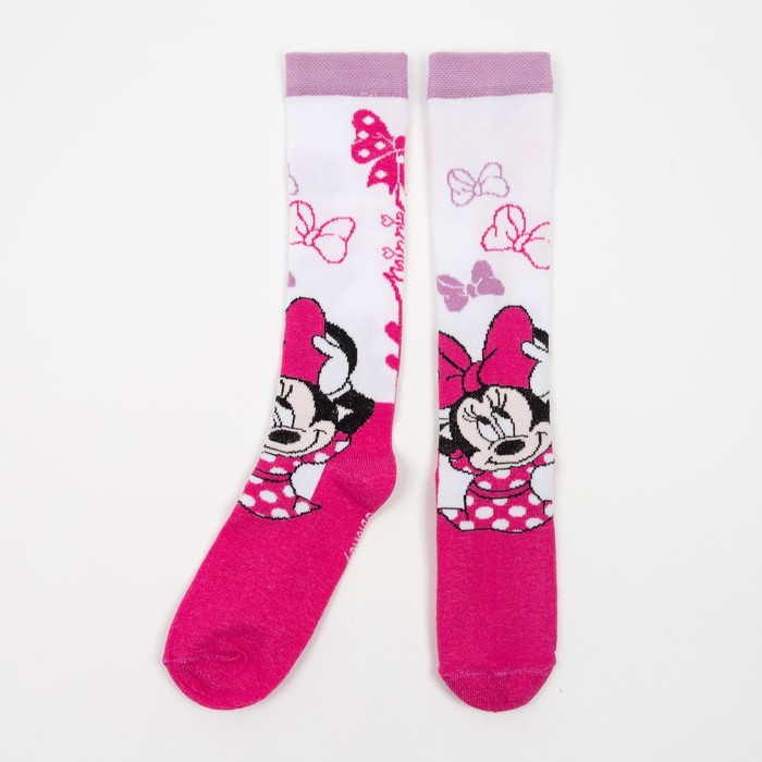 Гольфы детские "Кокетка" Минни Маус, Дисней 20-22 см, 10-12 лет, 80% хл.,17% п/э, 3% эл.