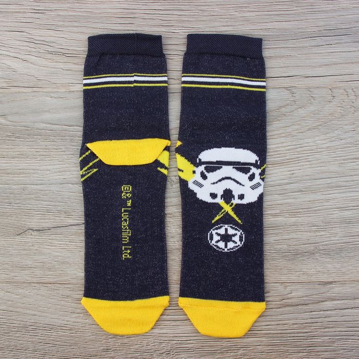 Носки детские "Пробуждение силы", Звёздные войны, 18-20 см, 7-9 лет, 80% хлопок, 17% полиамид, 3% эластан