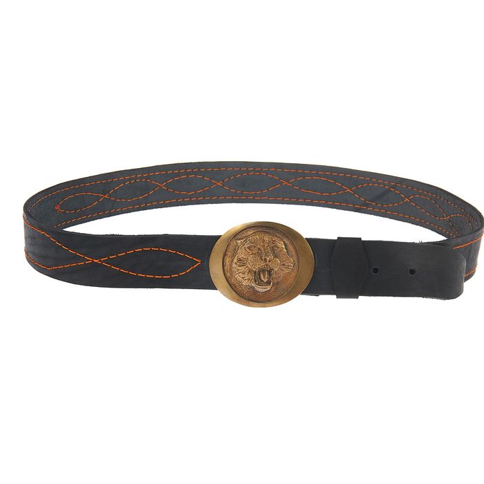 Ремень поясной "Рысь"  натур.кожа, 135 см