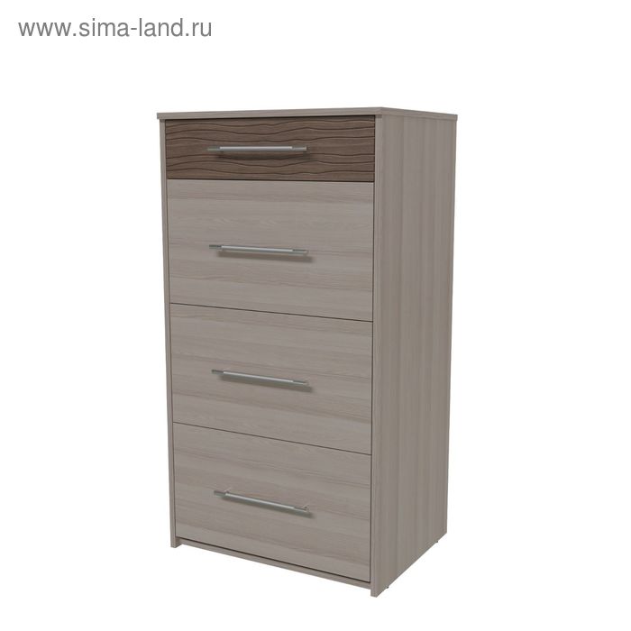 

Комод ДЖОРДАН 600х445х1110 ясень шимо светлый МДФ-яс.темн