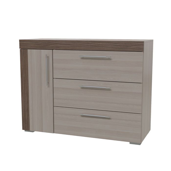 Комод АЗАЛИЯ 1000х430х845 Ясень шимо светлый МДФ яс.тем