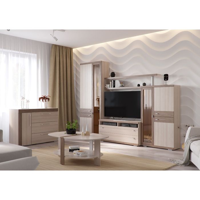 Комод АЗАЛИЯ 1000х430х845 Ясень шимо светлый МДФ яс.тем