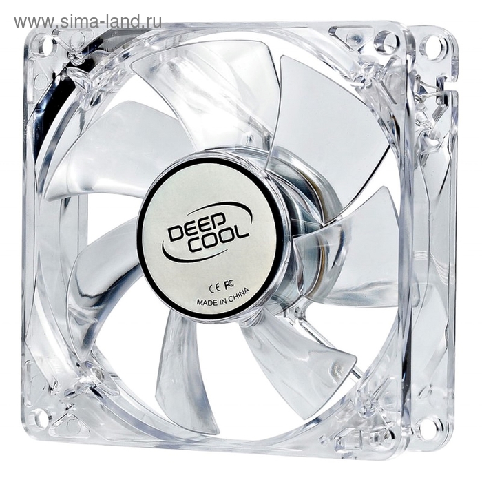 

Вентилятор Deepcool XFAN 80L 80x80x25 3pin 20dB 1800rpm 60g голубой LED