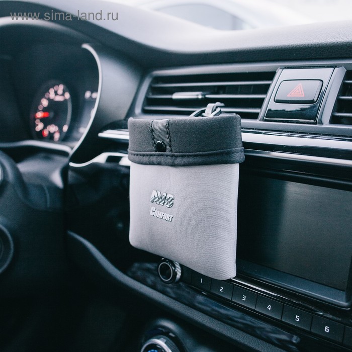 

Держатель автомобильный magic pocket AVS MP-888, 115х145 мм, серый