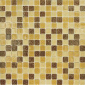 

Mозаика стеклянная Elada Mosaic MC104, тёмно-песочная, 327х327х4 мм