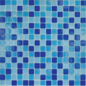 

Mозаика стеклянная Elada Mosaic MC, сине-голубая, 327х327х4 мм
