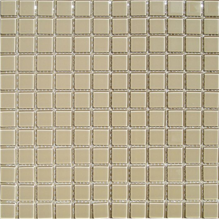 Mозаика стеклянная Elada Mosaic A522, бежевая, 327х327х4 мм