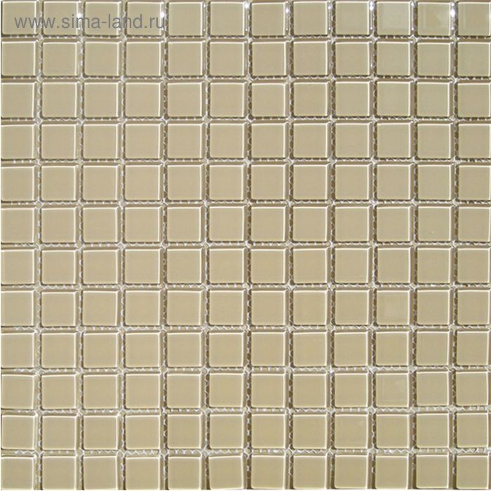 Mозаика стеклянная Elada Mosaic A522, бежевая, 327х327х4 мм