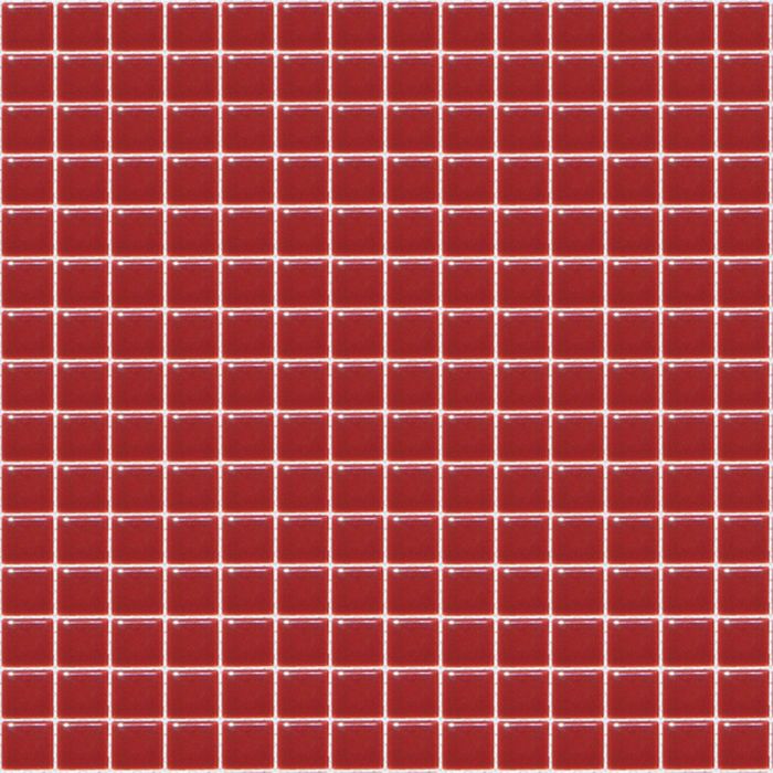 Mозаика стеклянная Elada Mosaic A917, красная, 327х327х4 мм