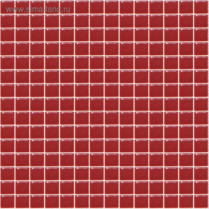 Mозаика стеклянная Elada Mosaic A917, красная, 327х327х4 мм