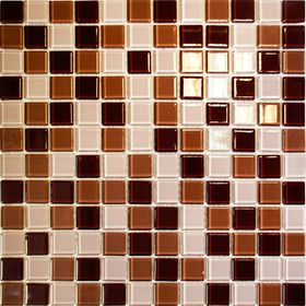 

Mозаика стеклянная Elada Mosaic CB513, шоколадная, 327х327х4 мм