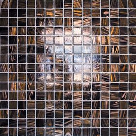 

Mозаика стеклянная Elada Mosaic HK-18, шоколадное золото, 327х327х4 мм