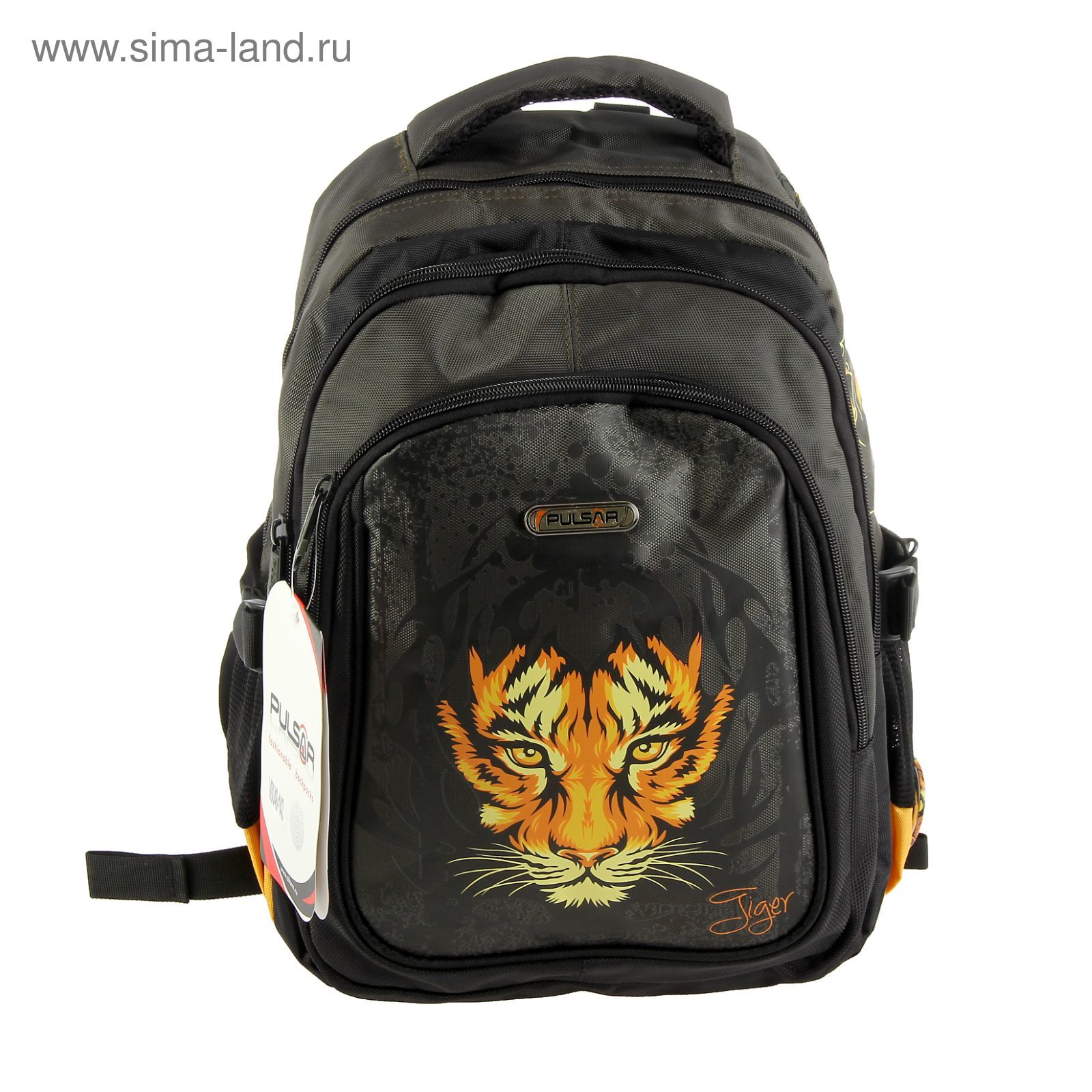 ryukzak shkolnyj ergonomichnaya spinka dlya malchika pulsar 8049 143 38 25 20 tigr 8049 143 8049 143 kupit po cene ot 1 150 00 rub internet magazin sima land ru