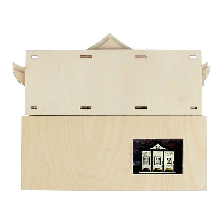 Основа для творчества чайный домик "Летний чудо", 15 деталей, толщина 3 мм