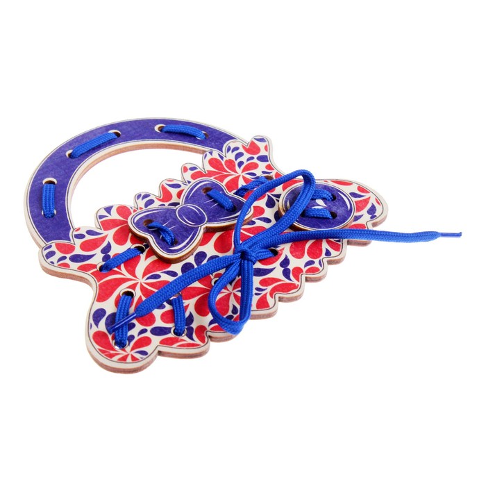 Шнуровка "Сумочка хохлома"