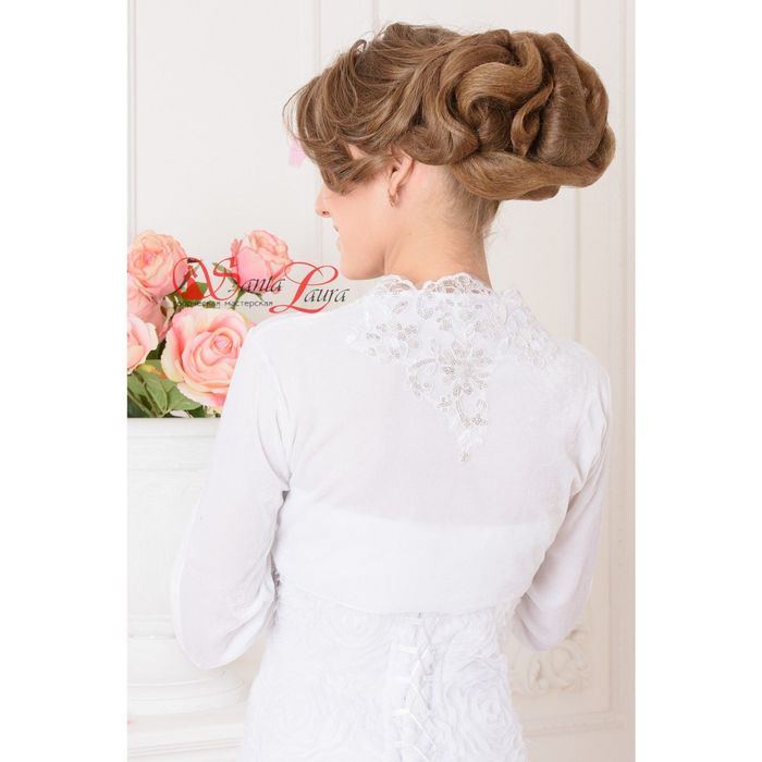 Болеро бархатное с пайетками, размер 44 —46