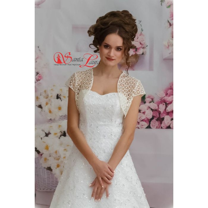 Болеро «Кружево», кремовое, размер 40 — 42