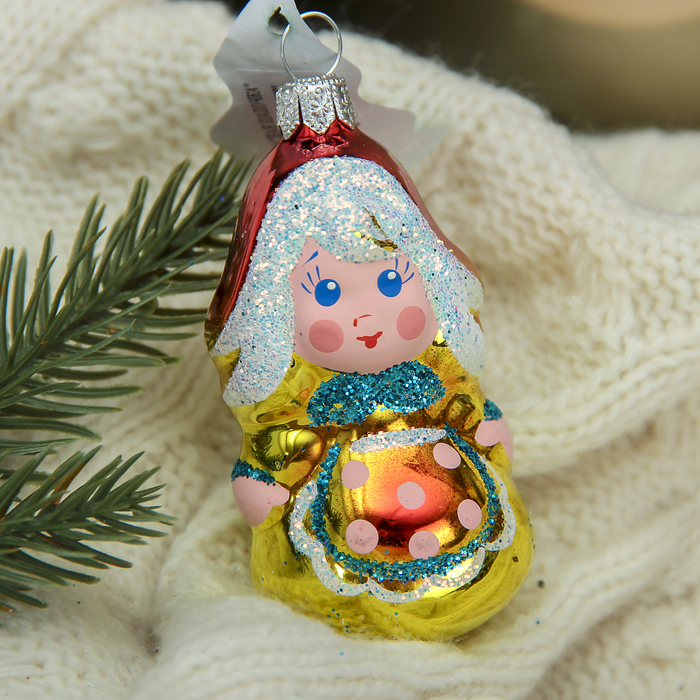 Ёлочная игрушка ручной работы "Красная Шапочка"