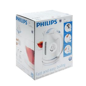 

Чайник электрический Philips HD4646/00, пластик, 1.5 л, 2400 Вт, белый