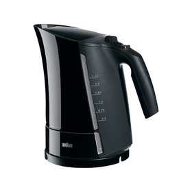 

Чайник электрический Braun WK 300, пластик, 1.7 л, 2200 Вт, черный