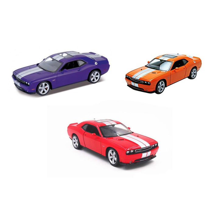 Игрушка модель машины 1:24 Dodge Challenger SRT 24049, МИКС