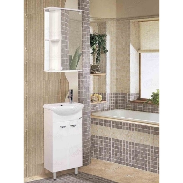 Зеркало-шкаф Onika Карина 45.00 без подсветки 204504, универсальное